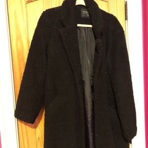 sherpa longline jacket